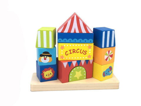 toys for infant Circus Block Tower