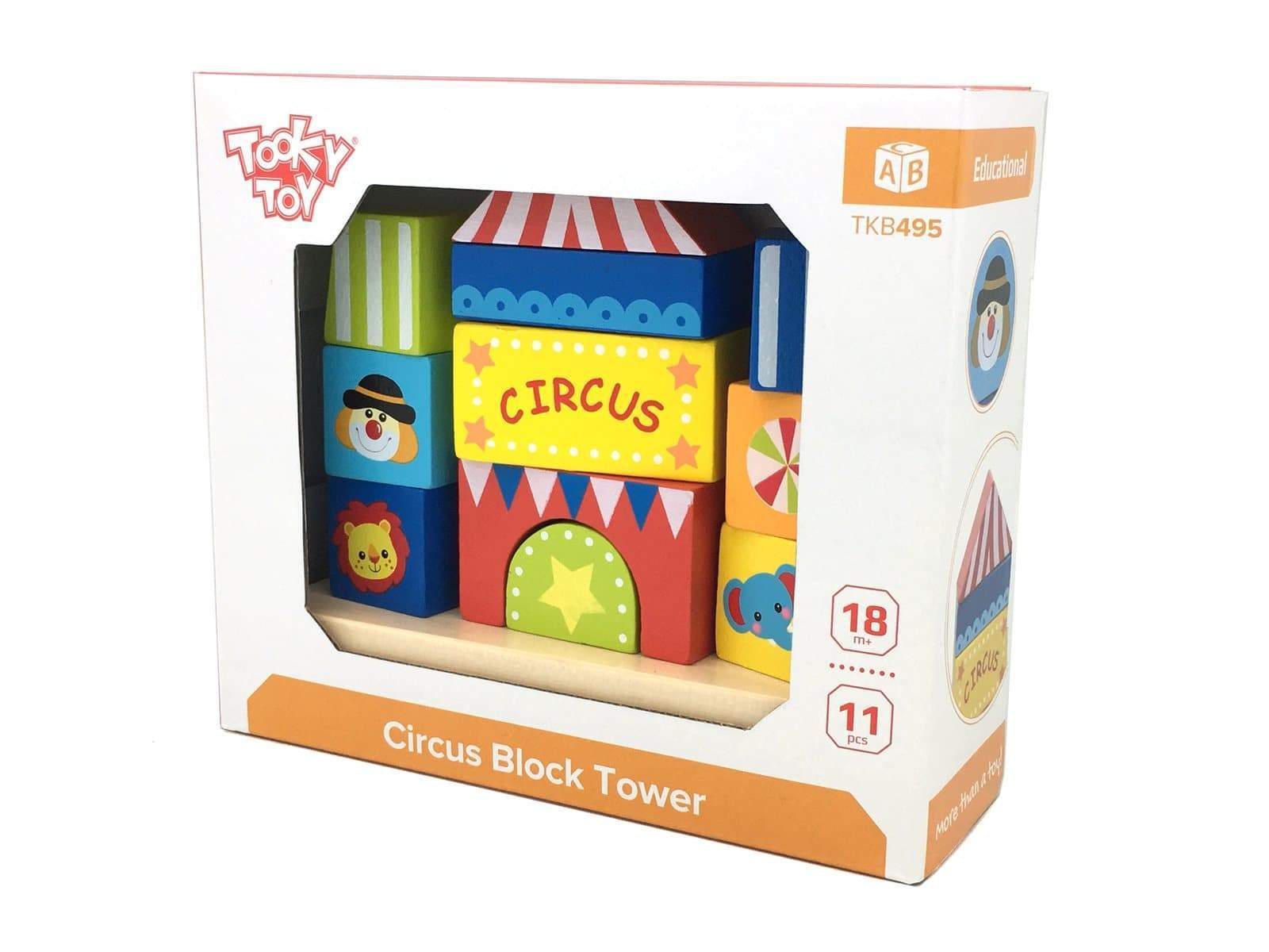 toys for infant Circus Block Tower