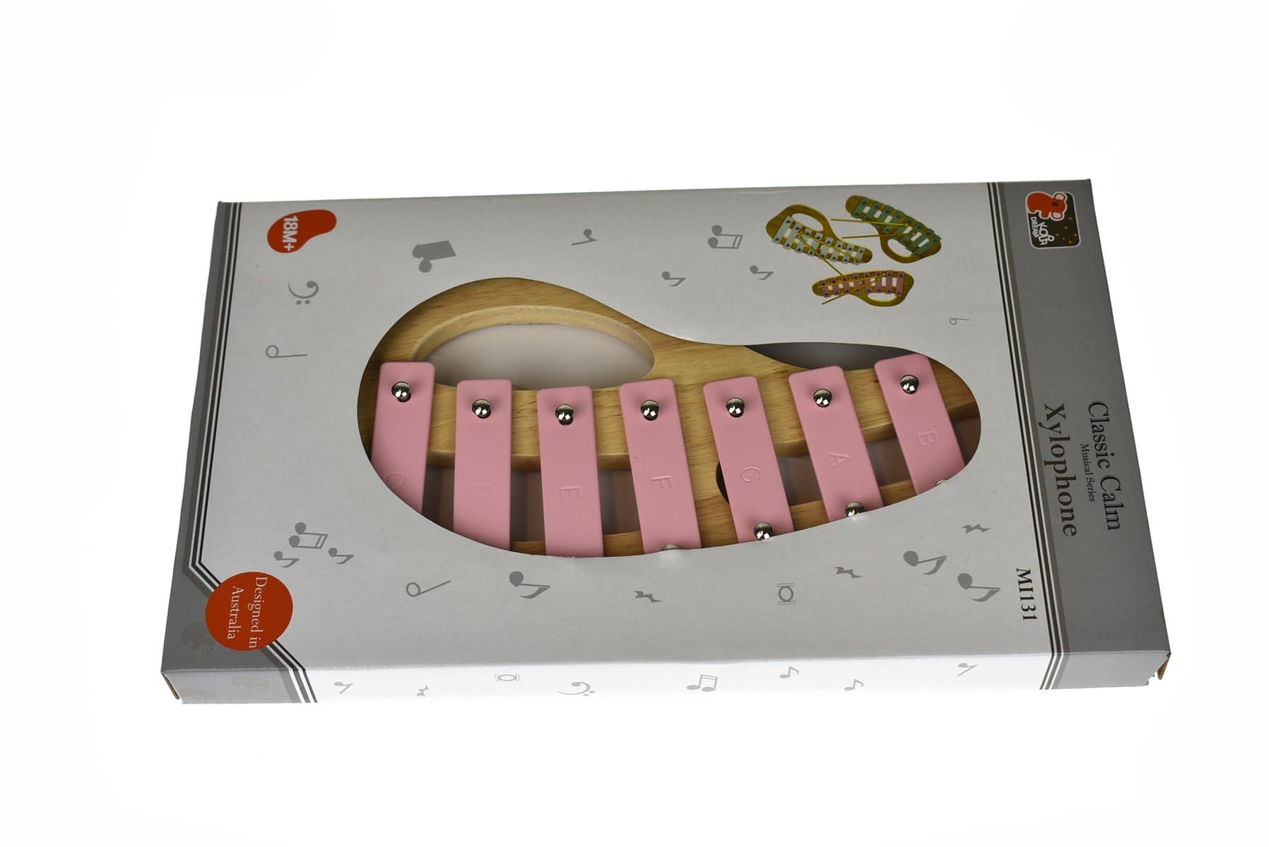 toys for infant Classic Calm Wooden Xylophone Lily Pink