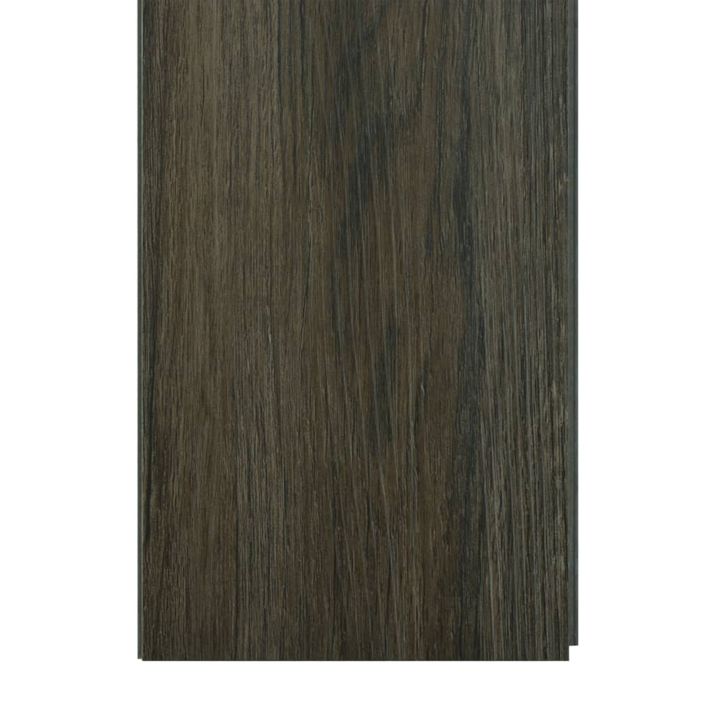 vidaxl35- Click Floor 3.51 m² 4 mm PVC Dark Brown