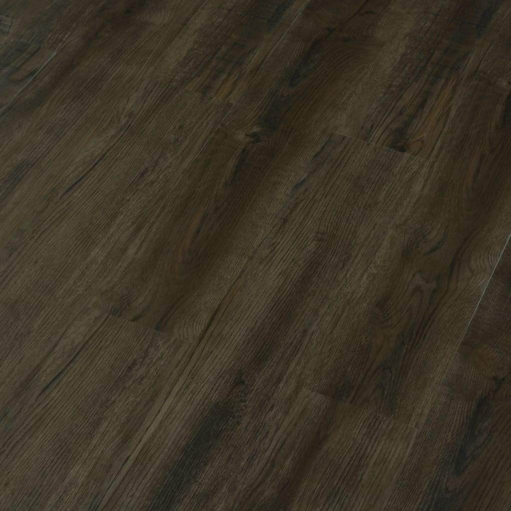 vidaxl35- Click Floor 3.51 m² 4 mm PVC Dark Brown