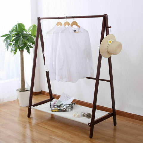 bedroom Clothes Stand Garment Dyring Rack Hanger Organiser