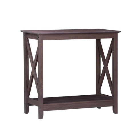 Coastal Console Table In Walnut