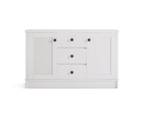 Coastal Style Sideboard Buffet Unit-white