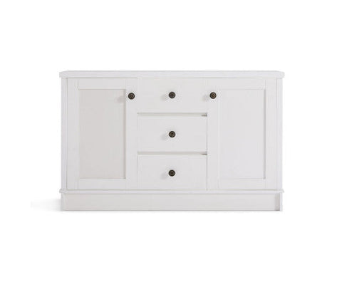 Margaux White Coastal Style Sideboard Buffet Unit