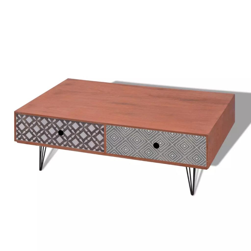 Coffee Table 100x60x35 cm Brown