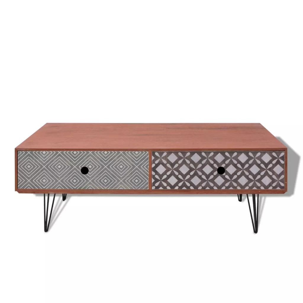 Coffee Table 100x60x35 cm Brown