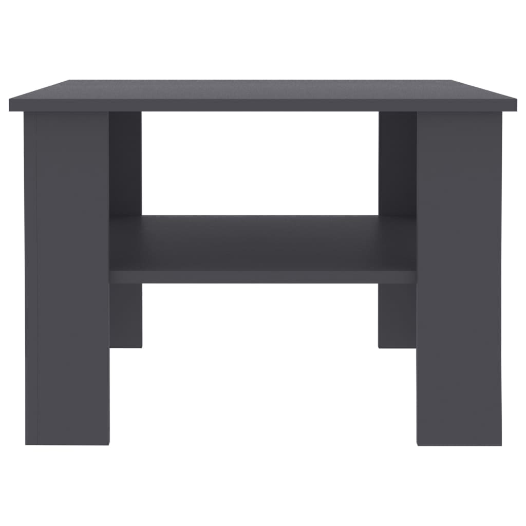 Coffee Table Grey 60x60x42 cm Chipboard
