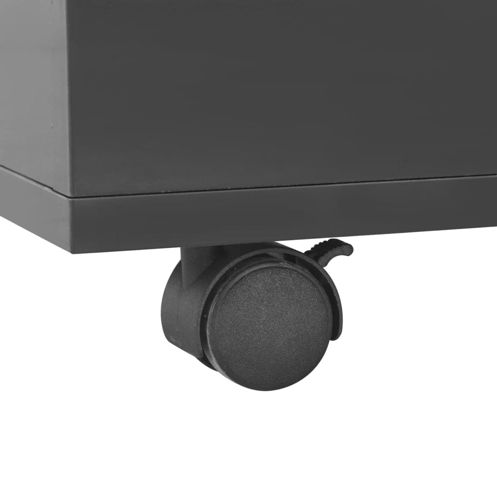 Coffee Table High Gloss Black 120x60x35 cm