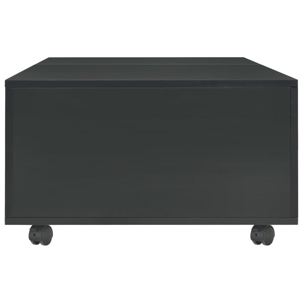 Coffee Table High Gloss Black 120x60x35 cm