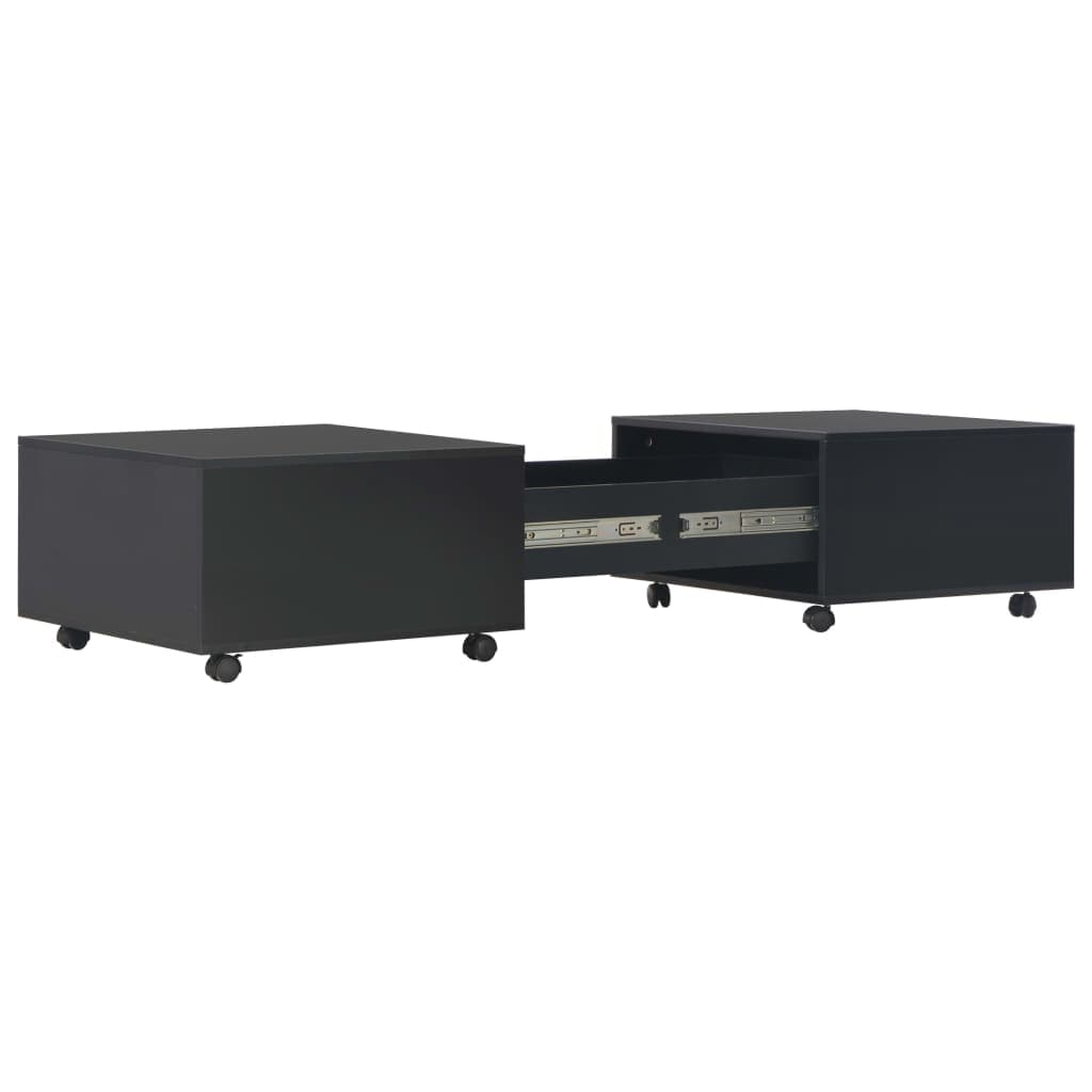 Coffee Table High Gloss Black 120x60x35 cm