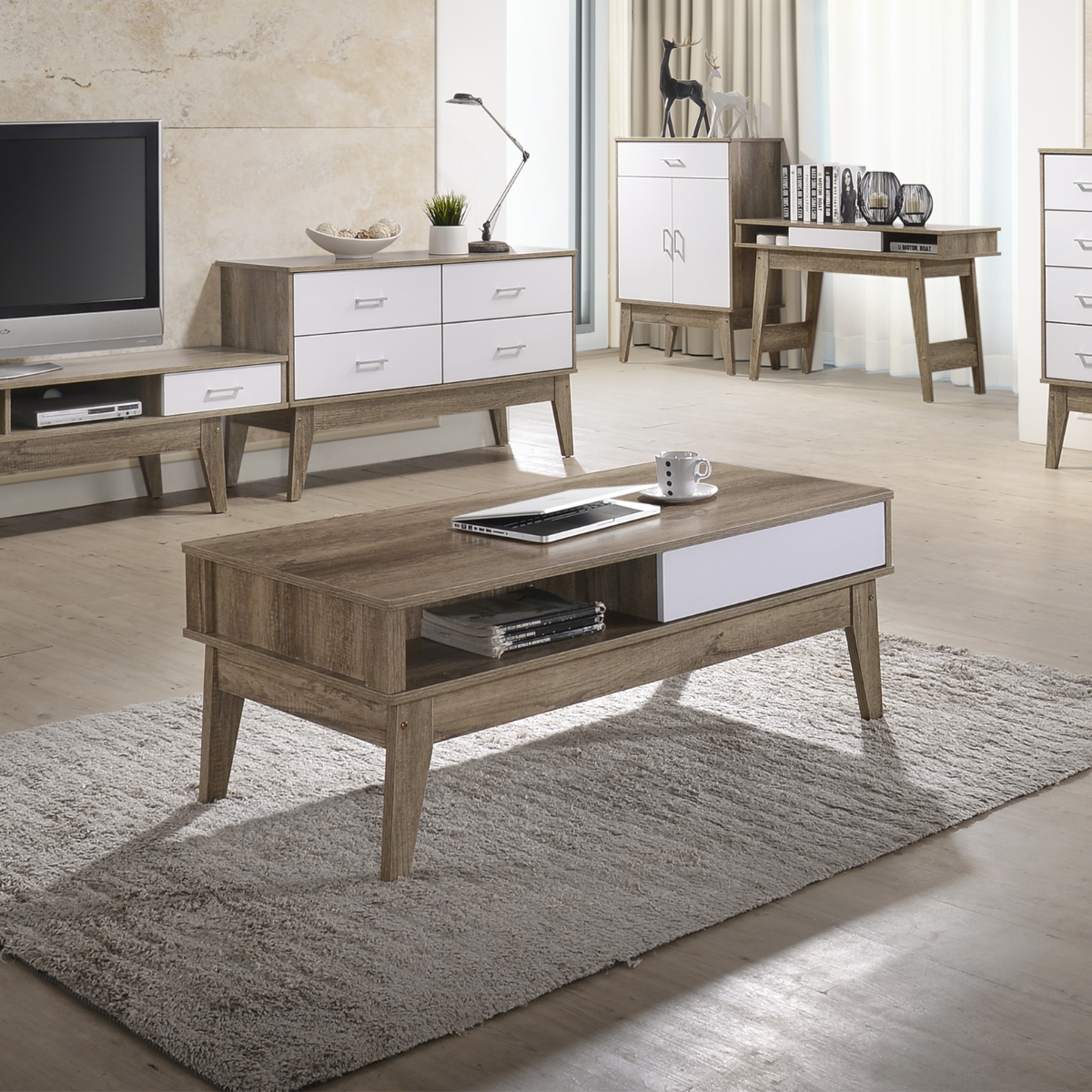 Living Room Coffee Table Oak
