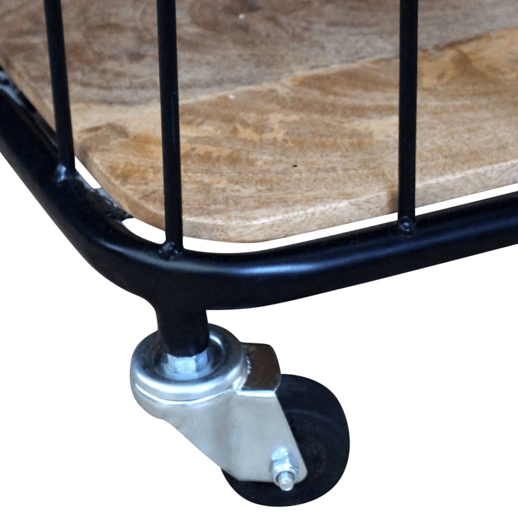 Coffee Table Solid Mango Wood 100x50x35 cm