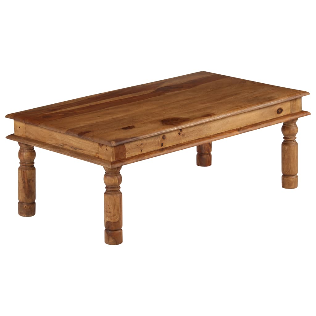 Coffee Table Solid Sheesham Wood 110x60x40 cm