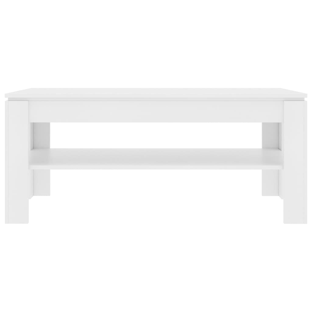 Coffee Table White 110x60x47 cm Chipboard