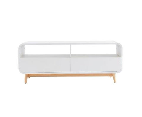 Merlin White Modern Retro Coffee Table