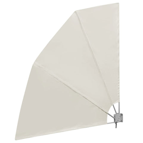 Collapsible Balcony Side Awning Cream