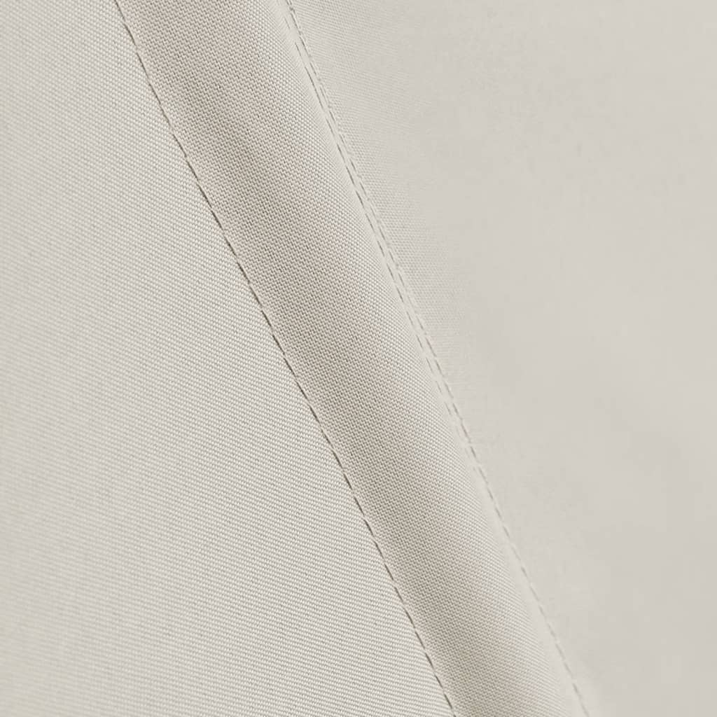 Collapsible Balcony Side Awning Cream 210x210 cm