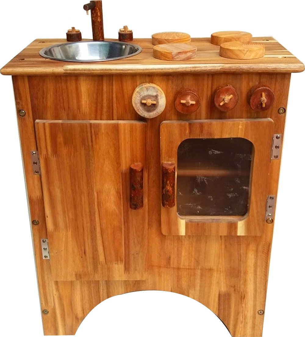Toys Combo Wooden Stove and Sink