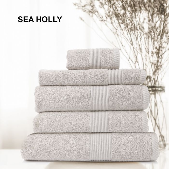 Comfort Cotton Bamboo Towel 5pc Set - Seaholly