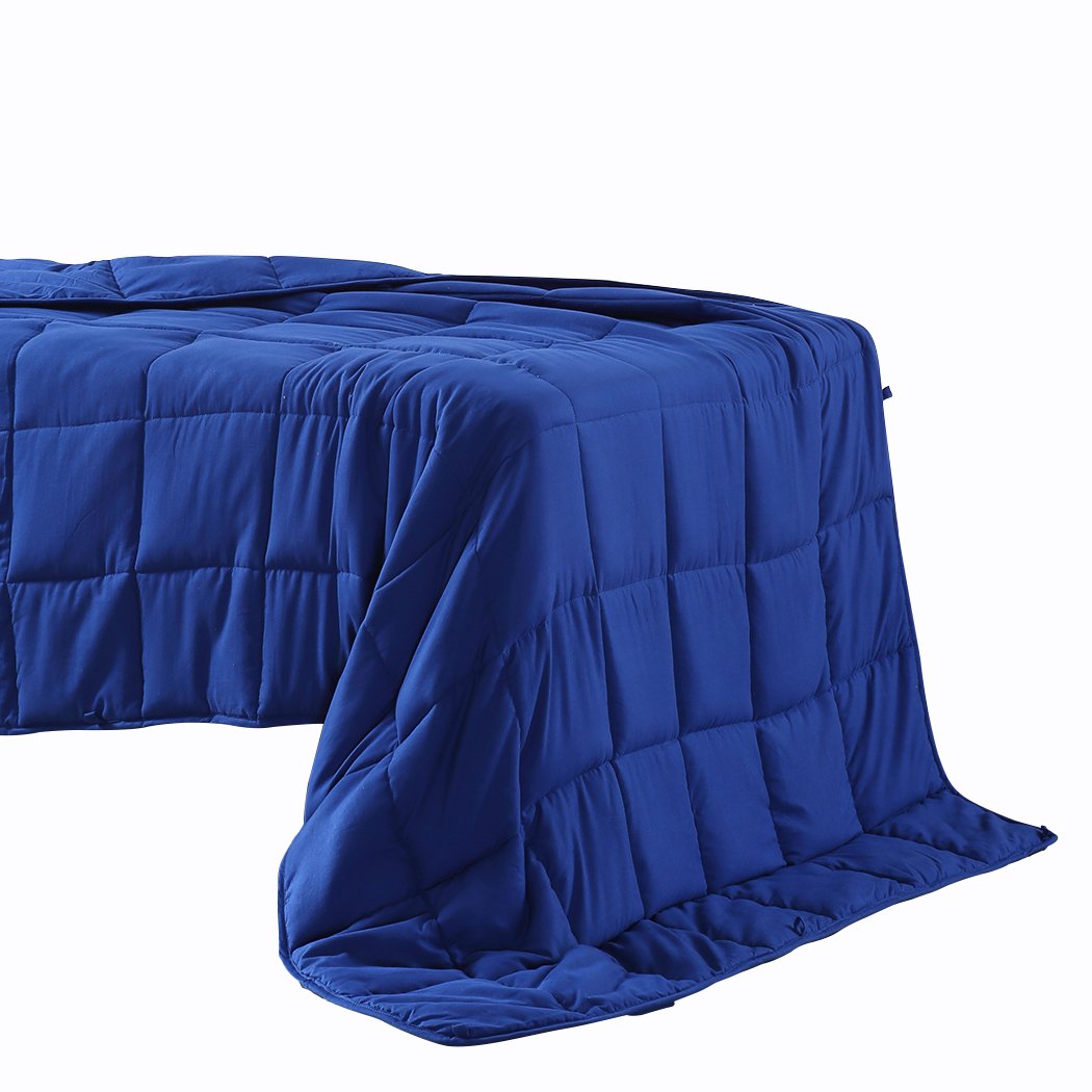 Bedding comfortable 2.3KG  Kids Weighted Blanket Navy