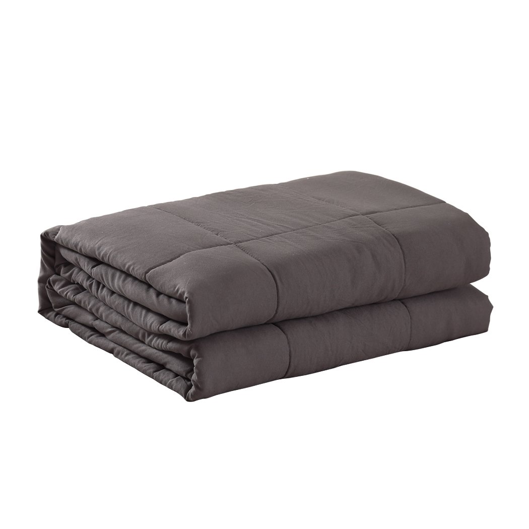 Bedding comfortable 5KG Weighted Blanket  Double Grey