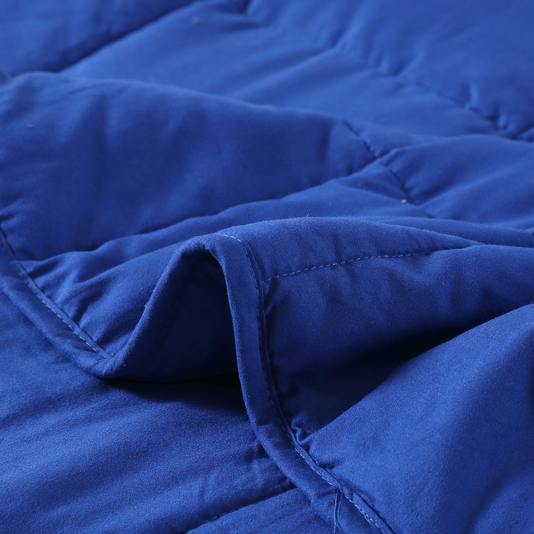 Bedding comfortable 7KG Weighted Blanket Double Navy