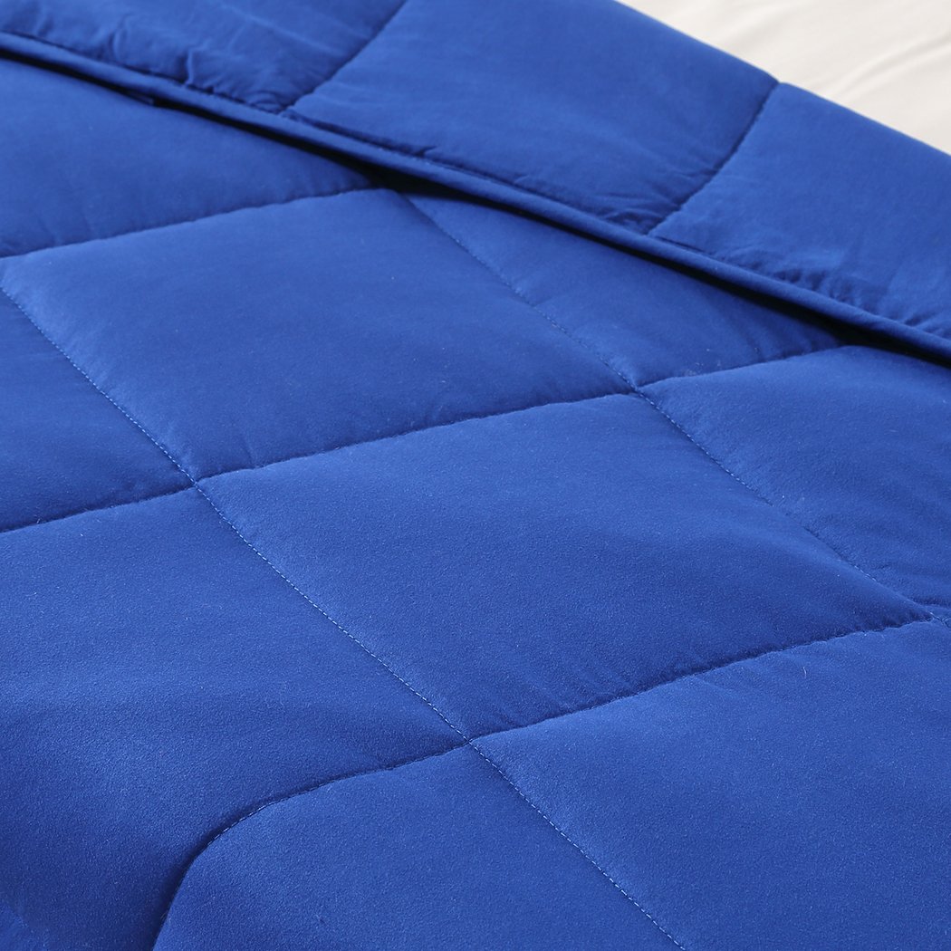 Bedding comfortable 7KG Weighted Blanket Double Navy
