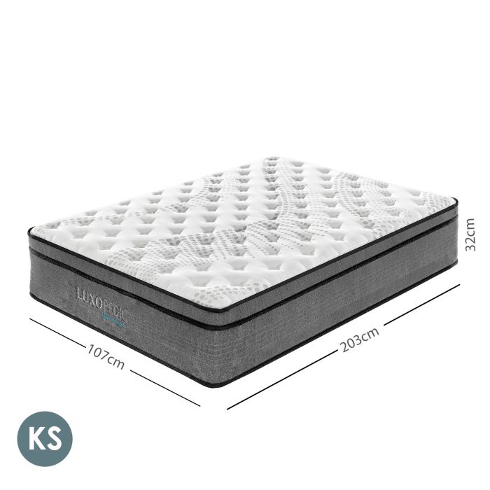 King Single Comfortable EuroTop 5 Zone Mattress