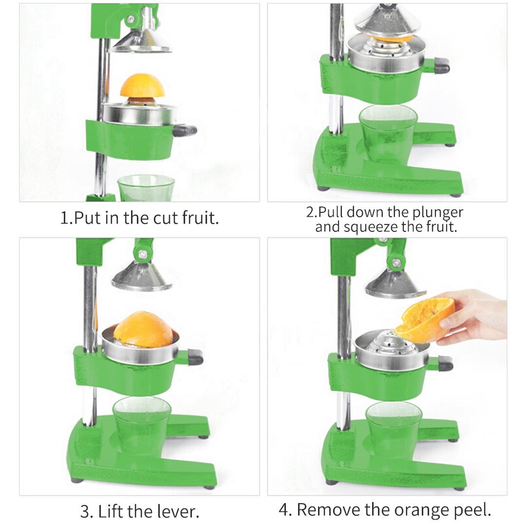 juicers Commercial Manual Juicer Hand Press Juice Extractor Squeezer Orange Citrus Green