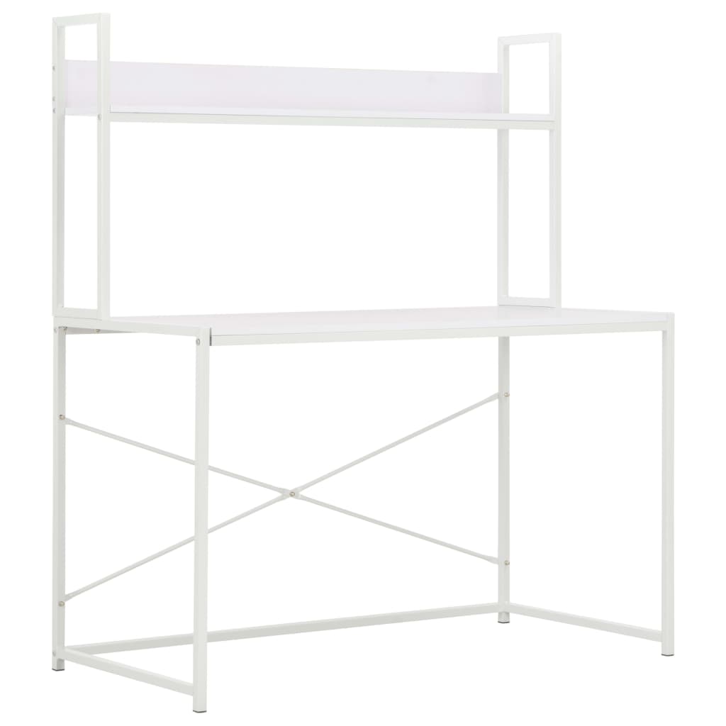 Computer Desk White 120x60x138 cm