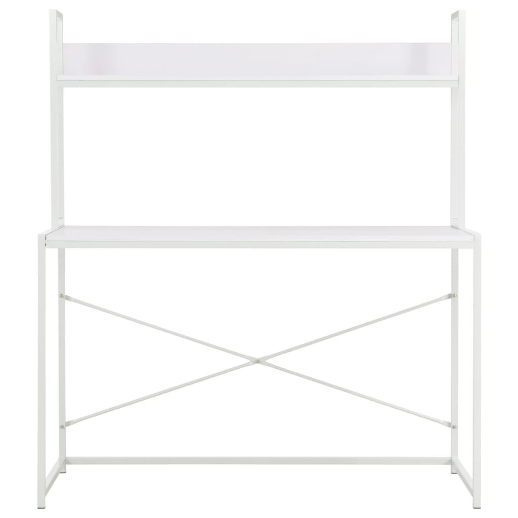 Computer Desk White 120x60x138 cm