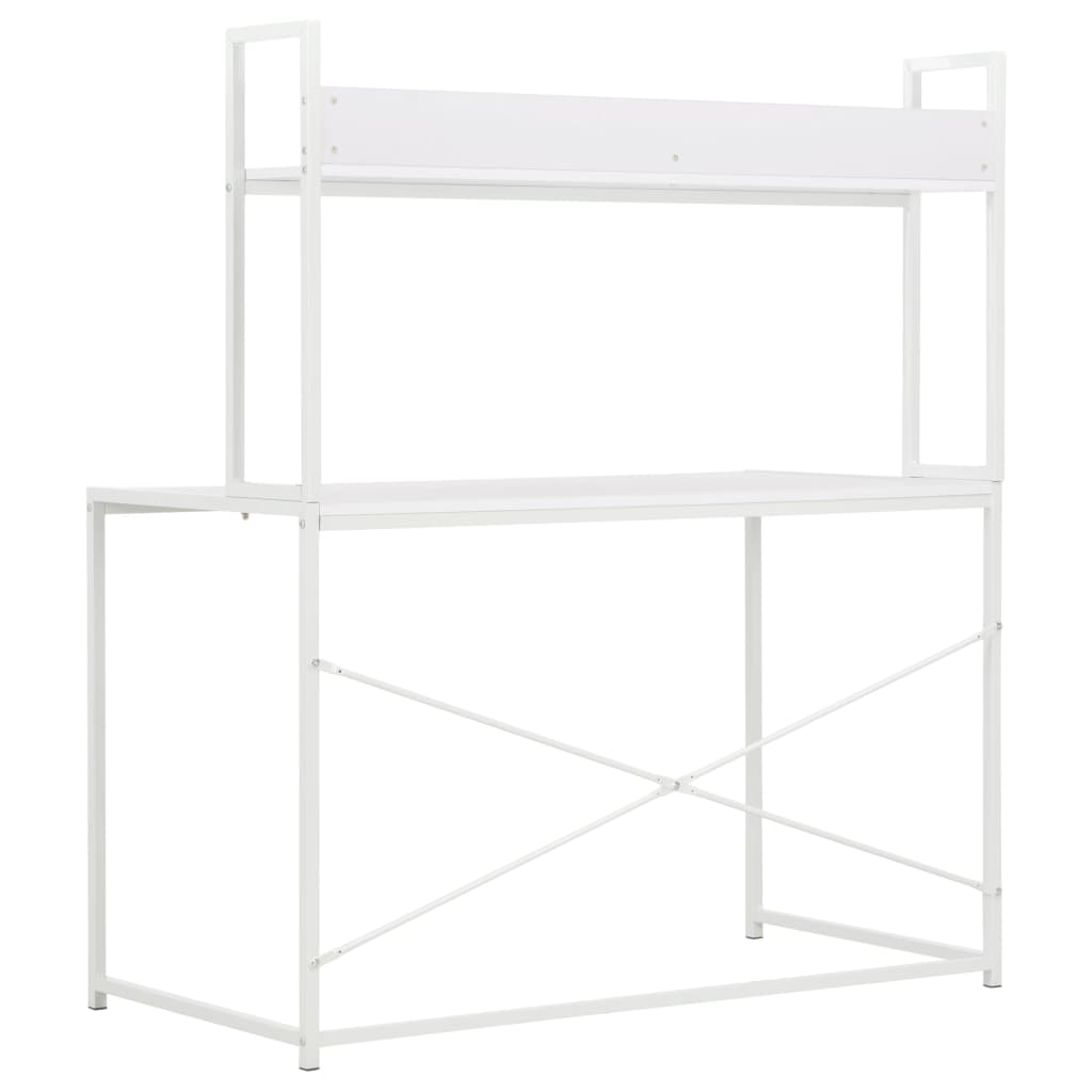Computer Desk White 120x60x138 cm