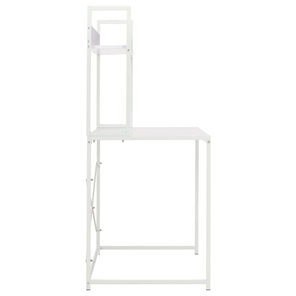 Computer Desk White 120x60x138 cm