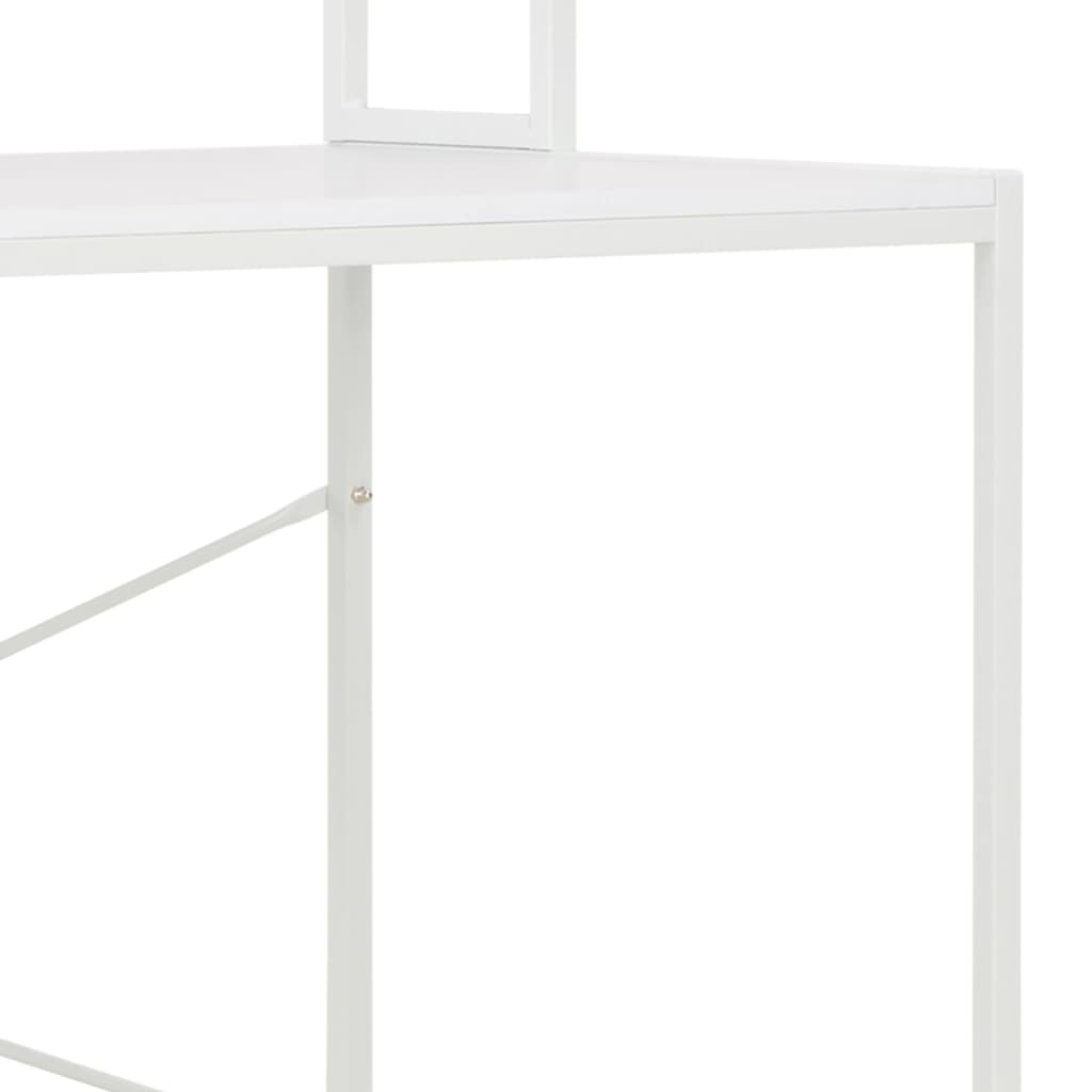 Computer Desk White 120x60x138 cm