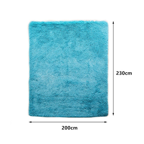 Confetti Rug Soft Shag Shaggy Floor Carpet Decor 200x230cm