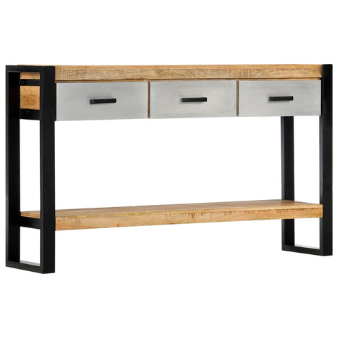 Console Table 130x30x76 cm Solid Mango Wood