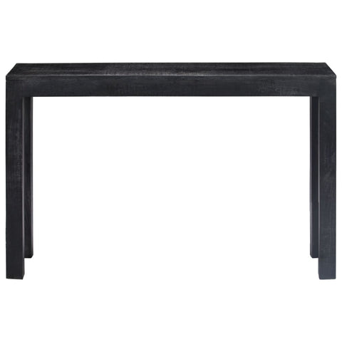 Console Table Black Solid Mango Wood