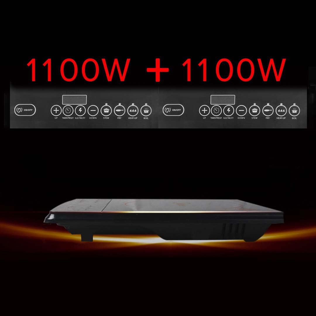 induction cooktops Cooktop Portable Induction LED Electric Double Duo Hot Plate Burners Cooktop Stove