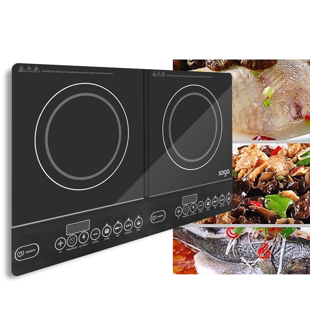 induction cooktops Cooktop Portable Induction LED Electric Double Duo Hot Plate Burners Cooktop Stove