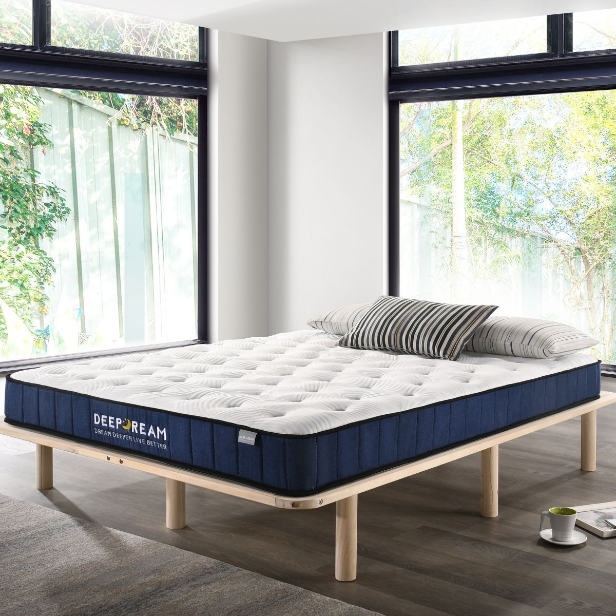 Furniture > Mattresses Cool Gel Memory Foam Mattress 5 Zone Pocket Spring - King