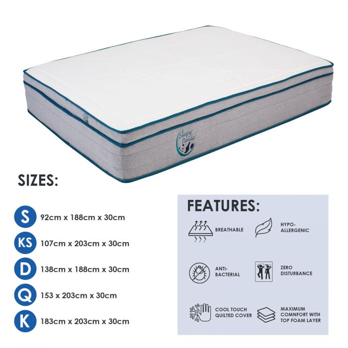 Cool gel memory foam Pocket Spring Mattress