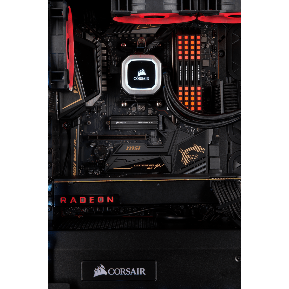 Corsair Force MP600 500GB NVMe PCIex4 Gen4 SSD  MTBF with Heatsink AES 256-bit Encryption