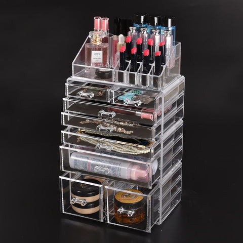 beauty products Cosmetic 7/8//9/10/11 Makeup Jewellery Box Acrylic