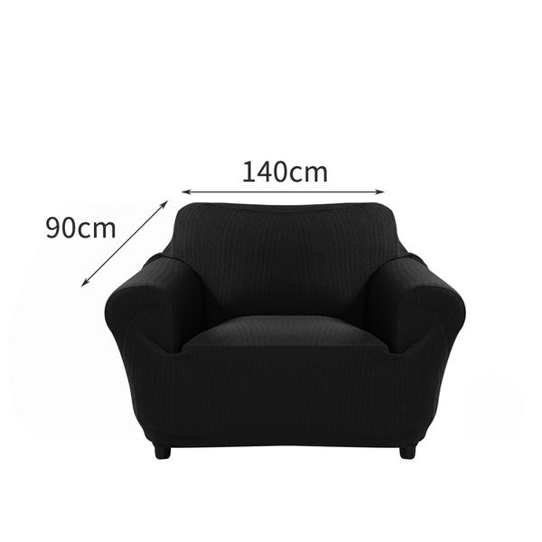 living room Couch Covers 1-Seater Black