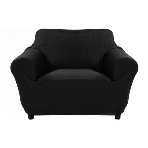 living room Couch Covers 1-Seater Black