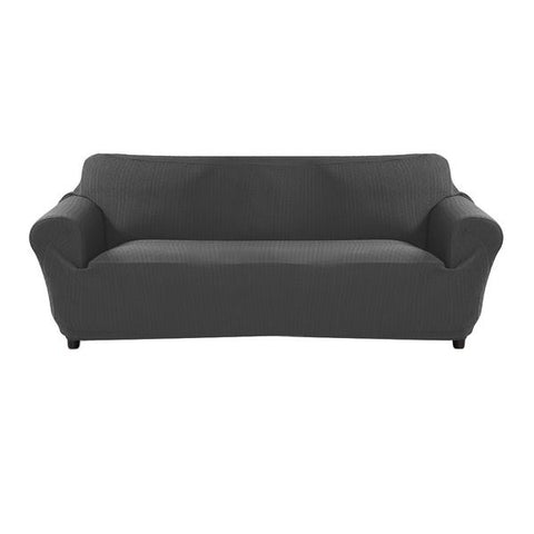 living room Couch Covers 4-Seater Dark Grey