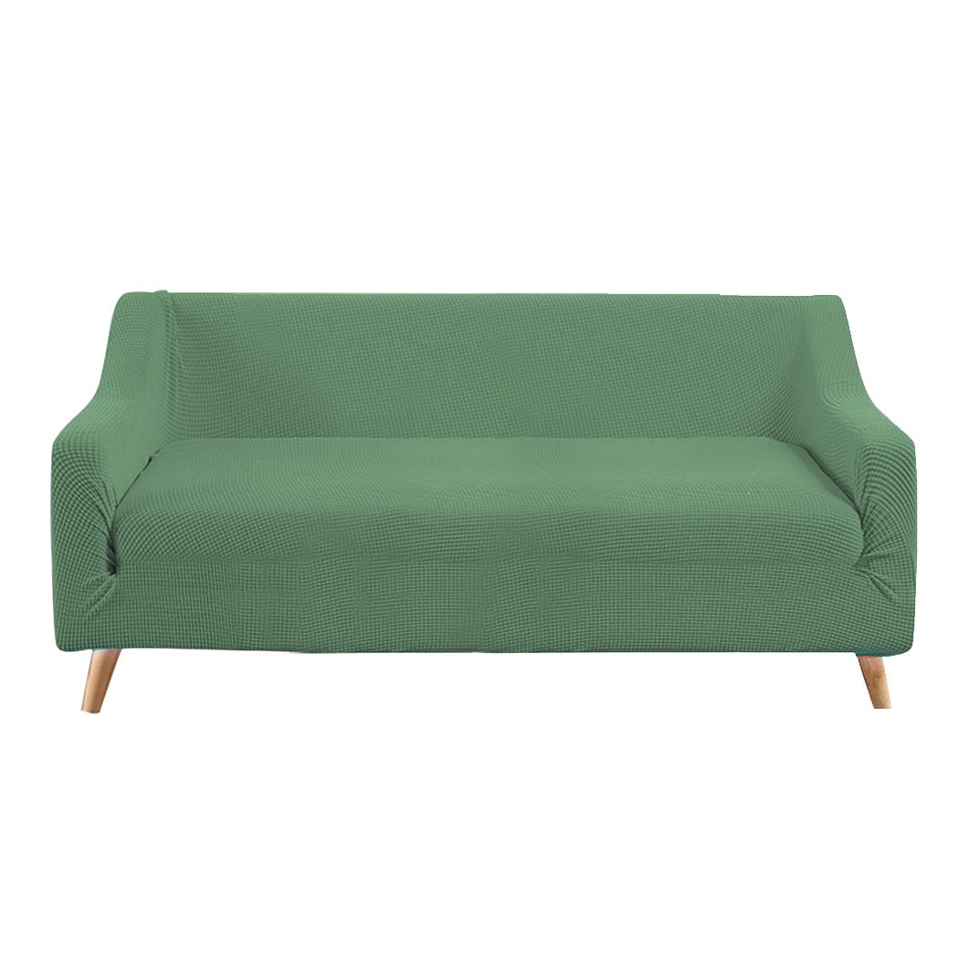 living room Couch Stretch Sofa Lounge Cover 3 Seater Cyan