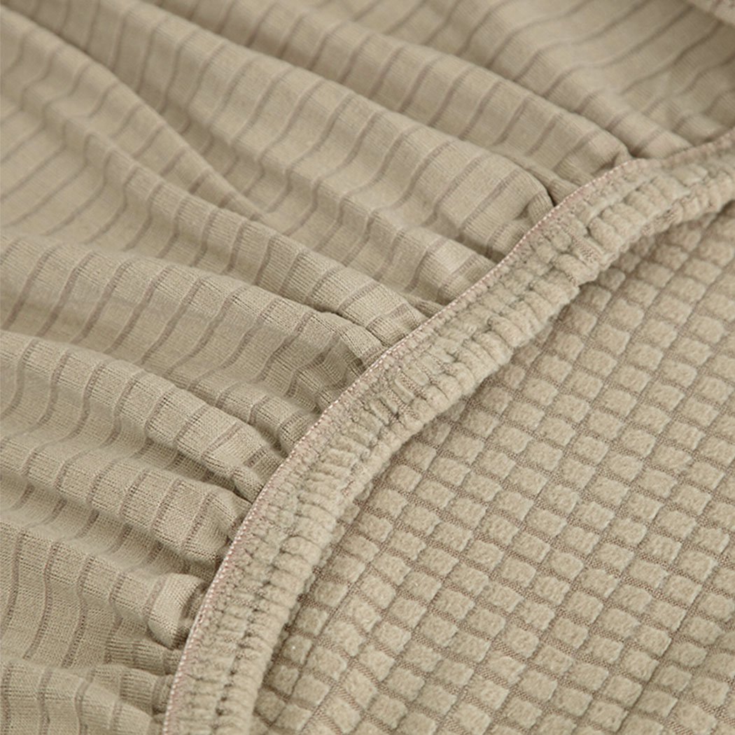 living room Couch Stretch Sofa Lounge Cover 3 Seater Sand