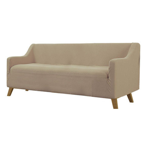 living room Couch Stretch Sofa Lounge Cover 4 Seater Sand